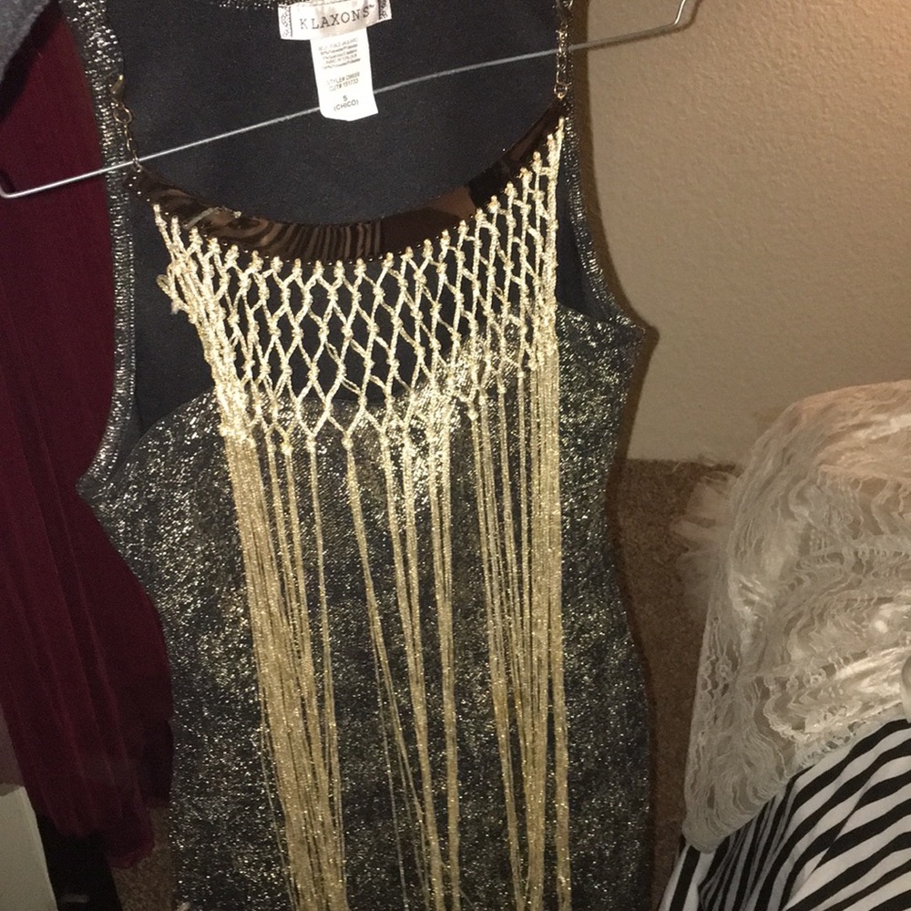 Gold Dress Size Small